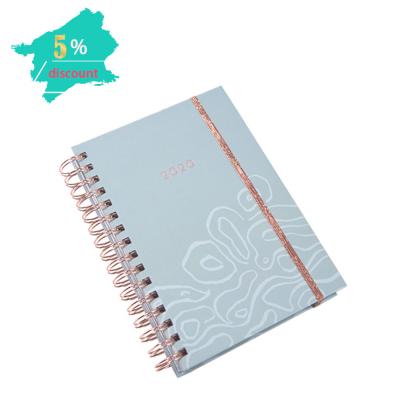 China Customized Spiral Notebook Diary 2020 Planner Journal Hardcover Daily Monthly Notebook Notebook for sale