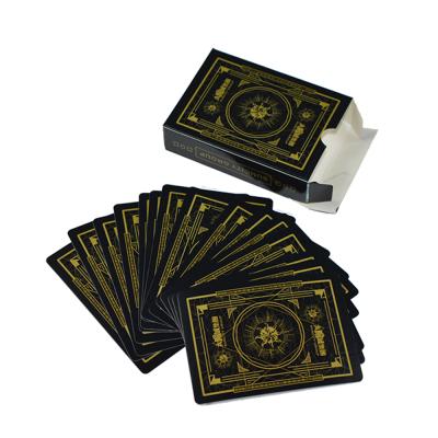 China Gift& High Quality Advertising Custom Design OEM Flash Black Gaming Cards Produced for sale