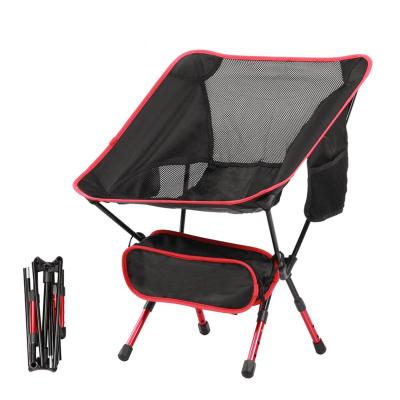 China Moon Chair 7075 Moon Outdoor Fishing Aluminum Ultralight Folding Chair for sale