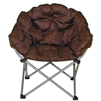 China Modern Folding Chair Mental Portable Outdoor Garden Comfortable Moon Chair for sale