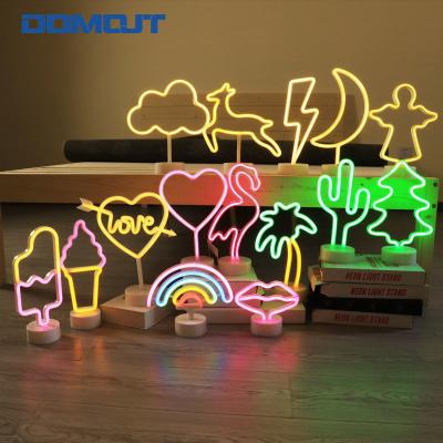 China Sports Stadiums Hot Sale LED Desk Lamp Neon Lights For Home Party for sale