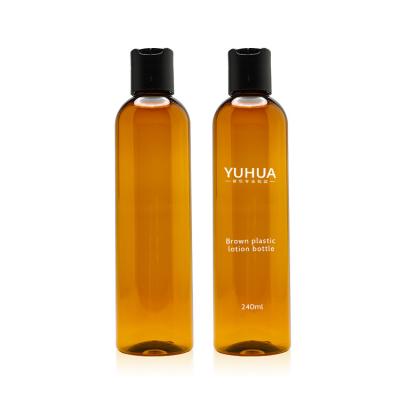 China PET 240ml Plastic Shampoo Bottle Eco Friendly Body Wash Lotion Bottle zu verkaufen