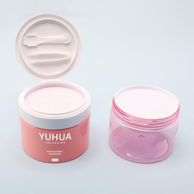 China PET Flip Cap Plastic Packaging Jars 360G For Cosmetic MSDS for sale