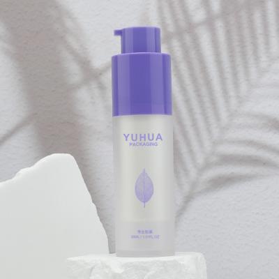 China Garrafa Airless de plástico personalizada transparente 30ml 50ml garrafa airless a vácuo à venda