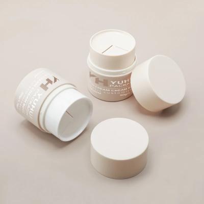 China 50g PP Plastic Skin Care Cream Plastic Cosmetic Packaging Jars With Frosted Printing for sale