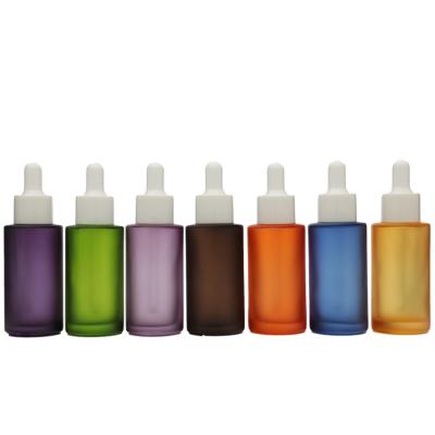 China Yuhua-Serum-Tropfflaschen formen um Matt-Flaschen des Mattglas-50ml zu verkaufen