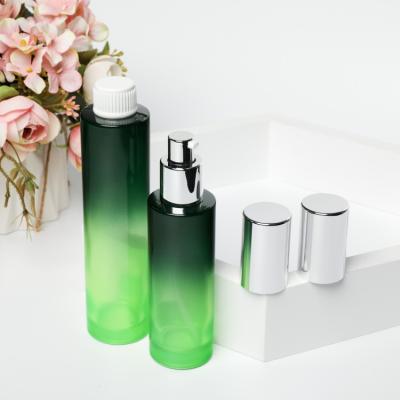 China van het de Lotionglas van 30ml 60ml Groene van de de Flessenmake-up de Verpakkingsreeks Te koop