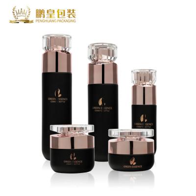 Cina La crema di fronte cosmetica di vetro della bottiglia ha messo la bottiglia di vetro della pompa della lozione di Skincare in vendita