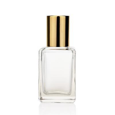 Chine Emballage cosmétique clair carré 30ml de la bouteille F133 en verre de lotion de base à vendre