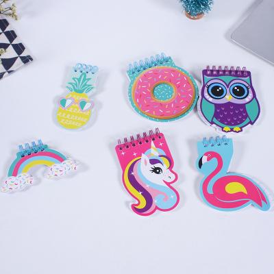 China Mini Portable Small Cute Children's Loose Leaf Cartoon Note Coil Books Student Customized For Gift Stationery for sale