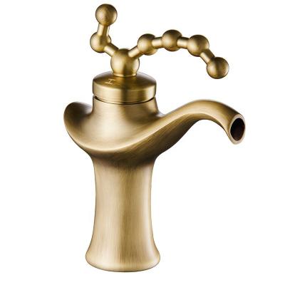 China Modern Artistic Brass Chrome Gunmetal White Metered Black Gray Taps Mounted Gold Colors Bathroom Vanity Sink Faucet for sale