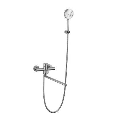 China With Sliding Bar Stainless Steel Hot Water Bathtub High Quality Wall Mounted Shower And Cold With Sliding Bar for sale