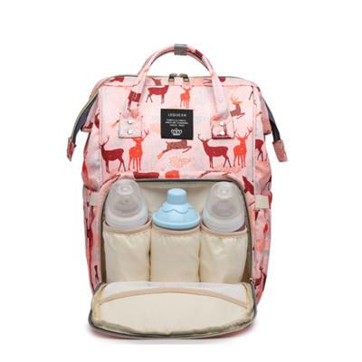 China Multifunctional factory wholesale different purpose color large capacity diaper bag backpack for moms and daughters for sale