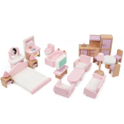 China ToysPink Educational Simulation Strawberry Small Baby Children Toy Furniture Toys Dollhouse Pretend Play Dollhouse Accessories for sale