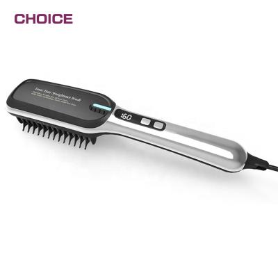 China Outdoor Hair Tools Private Label Hair Hot Comb Brush Ionic Fast Heating Ceramic Electric Hair Straightener for sale