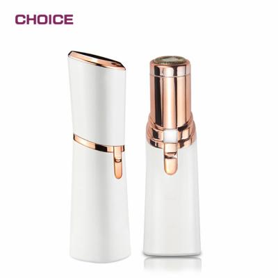 China Professional Lady Shaver Epilator Mini Electronic Face Armpit Hair Remover Painless Hair Removal Lipstick Shape for sale