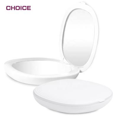 China Lit Most Popular Mini Double Sides Design Portable Led Makeup Mirror Light For Beauty for sale