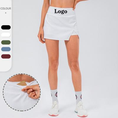 China QUICK DRY Custom Logo Tennis Skirts Women Sportswear Lightweight Golf Skirts With Pocket Running Breathable Tennis Skirt for sale