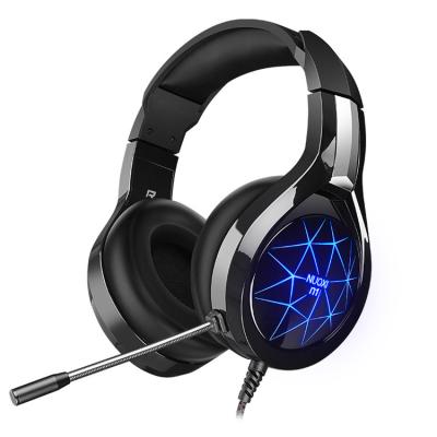 China MC Comfortable Wearing Top Selling USB 7.1 Gaming Heavy Metal Earphone Cable Gaming Headset With Led Light for sale