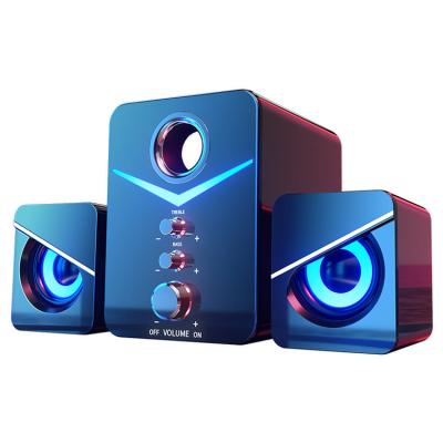 China Wholesale High Quality Blue Box Tooth Subwoofer Speakers Popular DTS MC China Home Theater BT Speaker Loudspeaker for sale