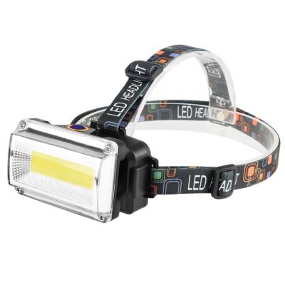 China Emergency LED HEADLIGHT COB 5W 18650li-ion battery with SOS function portable headlight with table light function for sale