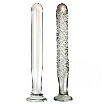 China Sex Masturbation Customize Safty Glass Dildo Big Penis Female Masturbation Adult product Sex toy for Women and Men for sale