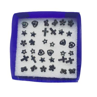 China FASHIONABLE Skull Flower Star Cross Earrings Stud Earrings Anti-allergic Plastic Resin Stud Earrings For Women for sale