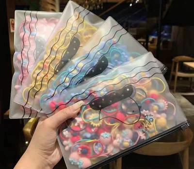 China A plastic colorful hair band elastic band for kids for sale