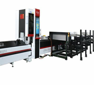 China Automatic Laser CUT Tube Laser Cutting Beam Profile Loading Section Fiber Laser Cutting Machine CNC Controlled Steel Pipe Metal for sale