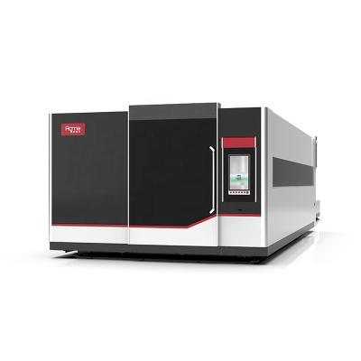 China high quality Full-enclosed fiber laser rig full metal enclosed cutting machine double cover exchange rig laser cutter for sale