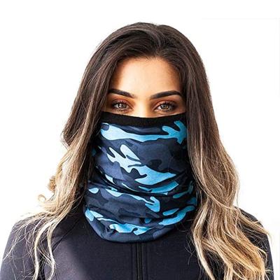 China Multifunctional outdoor activities fancy woman winter neck tube bandana face mask with fleece for sale