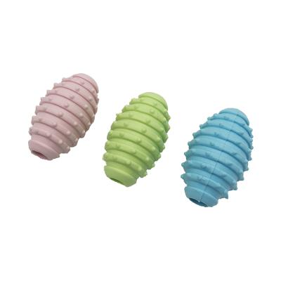 China Viable Tpr Grenade Shaped Bite Dog Toy Rubber Chew Toys Durable Safety Interactive Pet Toy for sale