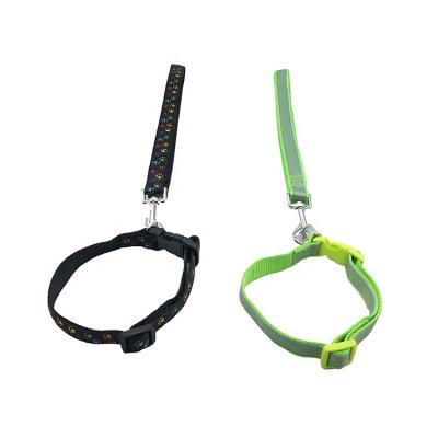 China 2021 Sustainable New Wholesale Dog Collar And Leash Custom Made Adjustable Eco - Friendly for sale