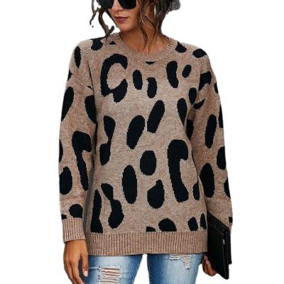 China Anti-Wrinkle New Arrival Zebra Print Ribbed Autumn Sweater-Zebra Sweater-Winter Print for sale