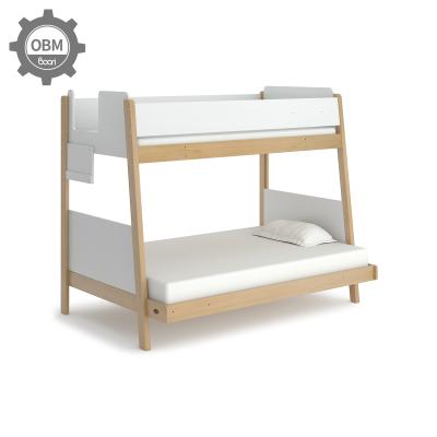 China Solid Wood Modern Chinese Twin Children's Furniture Kids Boori Bed White Bunk Beds For Kids for sale