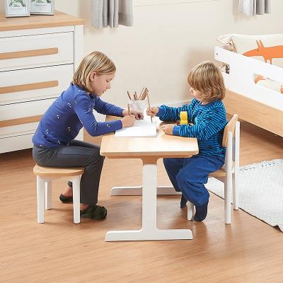 China Boori Modern Simple Kids Drawing Reading Studying Table Wooden Child Study Desk for sale