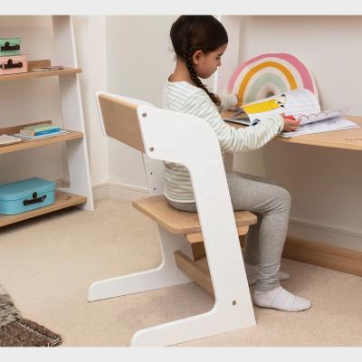 China B2B Boori OEM ODM Japanese Kids Furniture Study Ergonomic Wooden Children's Chair Solid Wood Only for sale