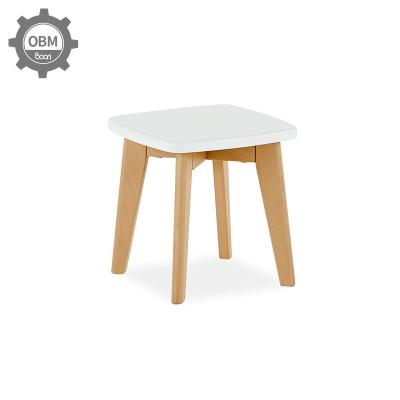 China B2B solid wood children's stool manufacturer only upgraded white natural pine wood study chair baby chair kids furniturestool ed for sale