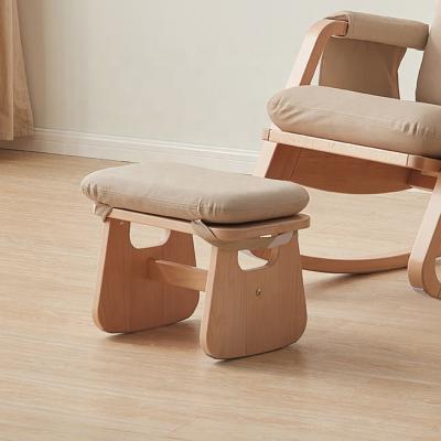 China Modern Solid Wood Small Boori Wooden Foot Stool for sale