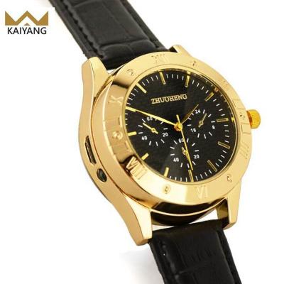 China Hot Selling USB Rechargeable Portable Creative Lighter Wrist Watch Lighter For Gift for sale