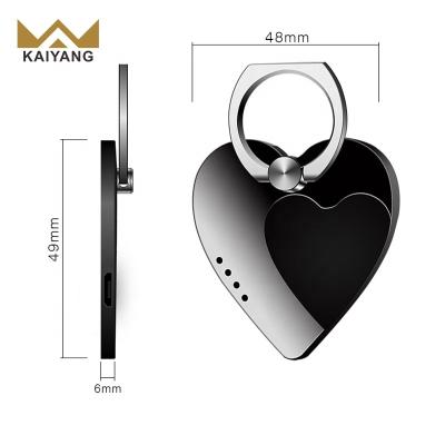 China 360 Degree Rotation Flexible Heart Shaped USB Rechargeable Phone Holder Windproof Lighter for sale