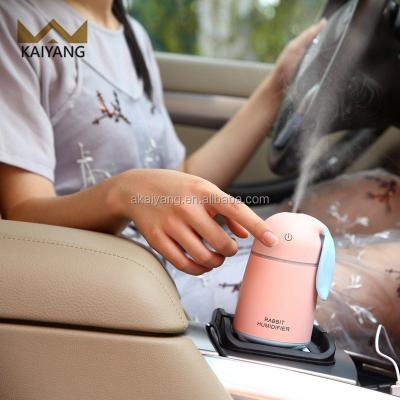 China Feel Lovely Design Bunny Usb Car Air Humidifier Hot Selling Comfortable Water for sale