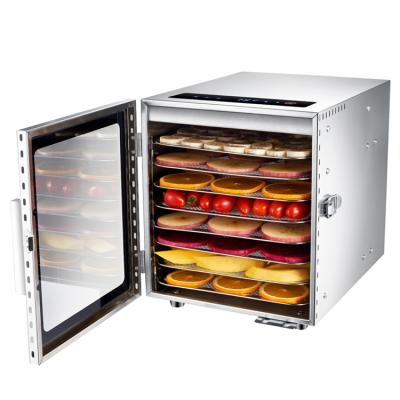 China food & Beverage Plant 8 Trays Food Dehydrator Machine For Fruit And Vegetable Beef Meat And Chicken Drier Machine for sale