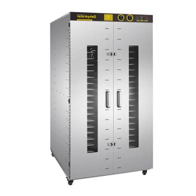 China food & Commercial Beverage Factory Double Door Design Stainless Steel Food Dehydrator Fruit Dryer Machine with 24 Trays for sale