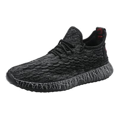 China CUSHIONING wholesale custom spring men's logo casual shoes shape men to fly weave sports shoes mens sneaaker for sale