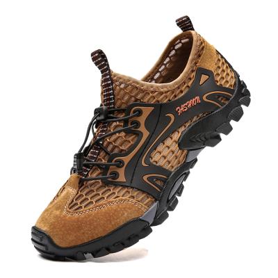 China New Mesh Custom Logo Summer Men's Hiking Shoes Men's Outdoor Mountaineering Trail Trekking Sneakers CUSHIONING Sports Shoes For Male for sale