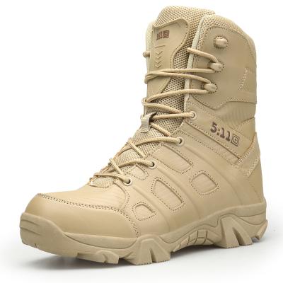 China Fashion Trend Moyo Military Tactical Zipper Side Lace Up Outdoor Combat Boots Breathable Desert Rise Boots For Men for sale