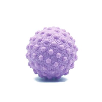 China Various Silicone Manufacture 4.9cm Silicon Spikey Massage Ball For Women Yoga for sale