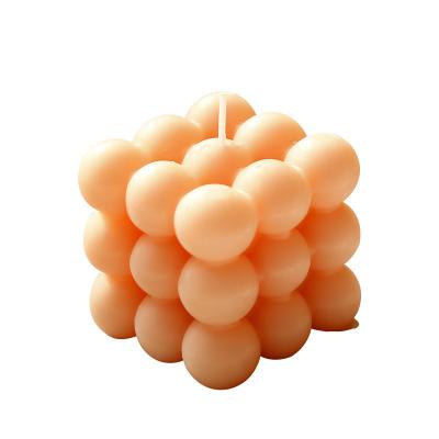 China Hot Selling INS Amazon Korea Birthdays Bubble Shape Scented Luxury Candle Candle Home Decoration Candle for sale