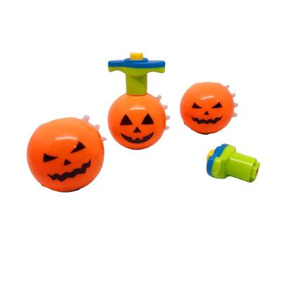 China Plastic Spinning Style Hot Top Pumpkin Lighting Gyro Sensory Spinners Sensory Toys To Glow In The Dark for sale